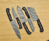 Hiraki - Handgefertigtes Damaststahl-Kochmesser-Set